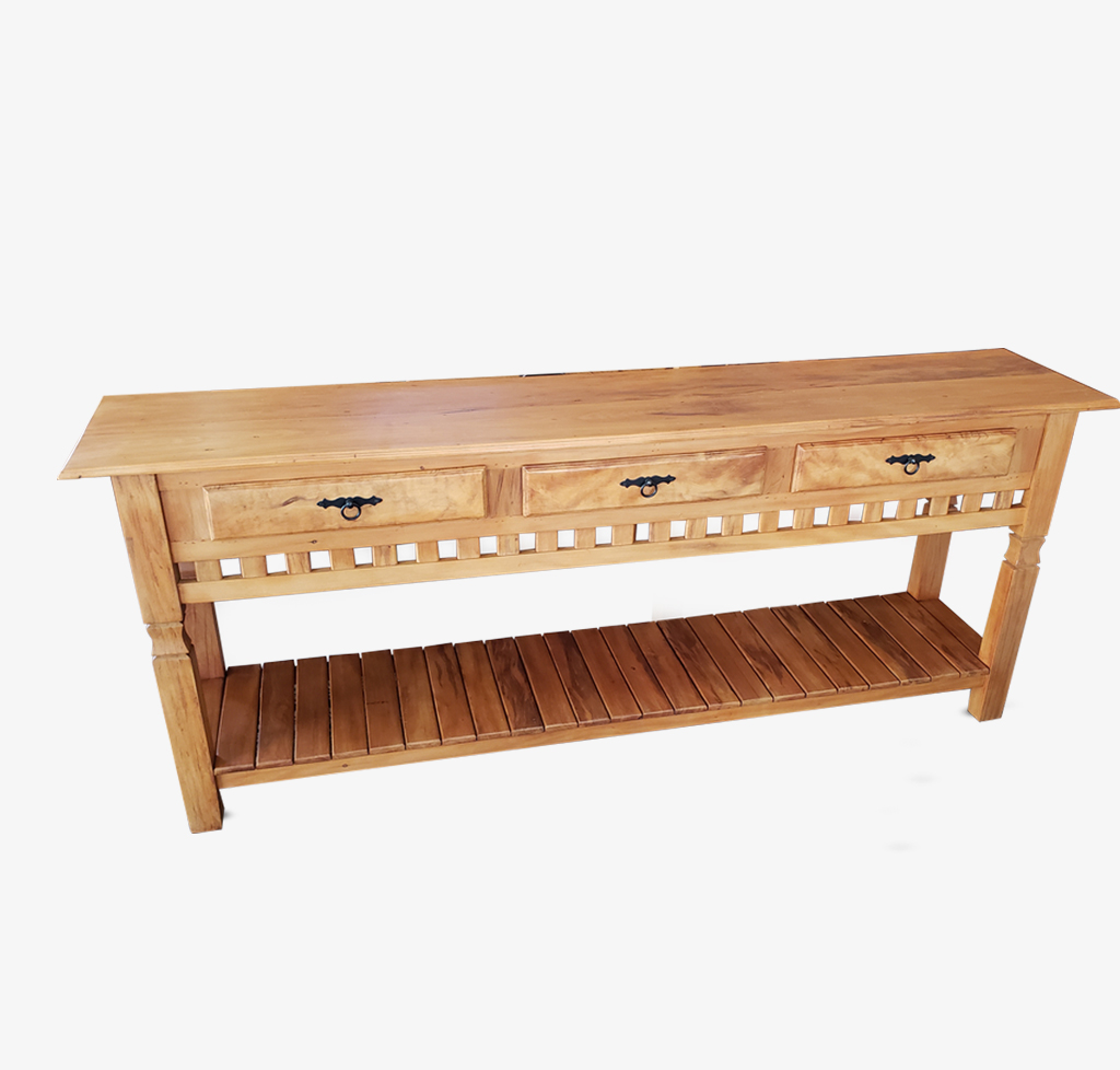 Aparador gradil com dois tampos